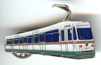 Anstecknadel Augsburg DUEWAG M8C TW 8003 - zum Schließen ins Bild klicken